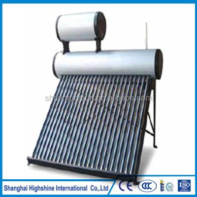 China 2016 New Design Termas Solares Domestic Hot Water Solar Water Heater System With 8L Auxiliary Tank for sale