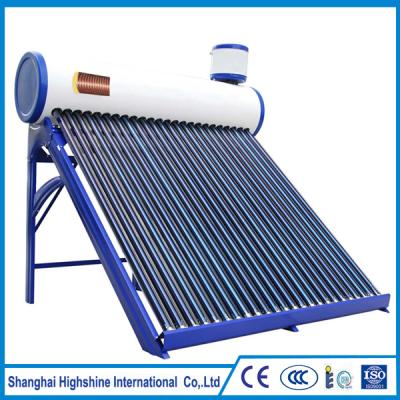 China 2017 hot new domestic hot water products dual coil solar boiler tank compact integrated solar water heater with copper coil tank for sale