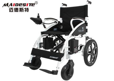 China Custom Electric Wheelchairs Black , Lightweight Travel Wheelchair Health Care for sale