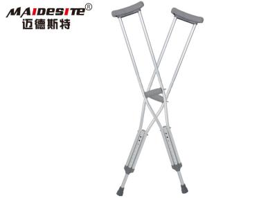 China Height Adjustable Under Arm Crutches With ISO Certificate Golden Color for sale