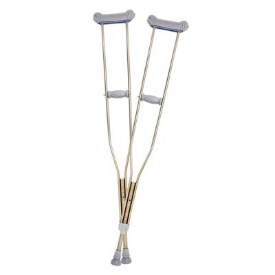 China Aluminum Axillary Under Arm Crutches For Old / Blind / Weak / Disabled for sale