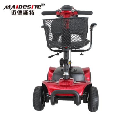 China Eco Friendly Large Mobility Scooter Wheelchair For Old Person Double Protection for sale