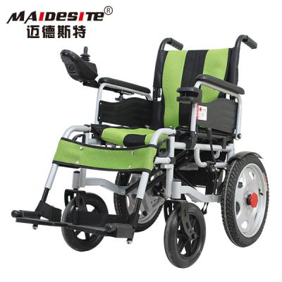 Chine Le fauteuil roulant électrique motorisé adapté aux besoins du client, poids léger a motorisé le fauteuil roulant se pliant à vendre