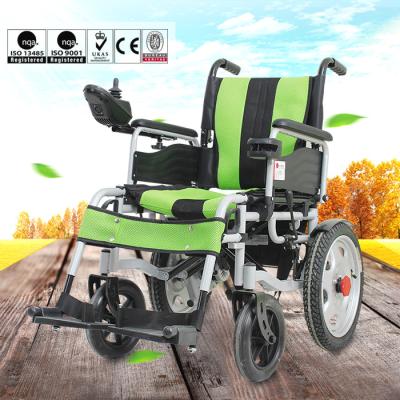 China Various Color Portable Motorized Wheelchair Aluminum Alloy Material DLY-6001 for sale