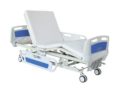 China 3 Functions Manual Electric Hospital Bed With Foldable ABS Crank for sale