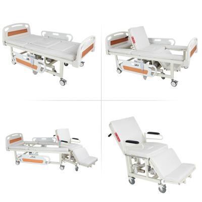 China Nursing Home Multifunction Beds With ABS Material Headboard/Footboard for sale