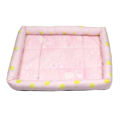 China 2021 Travel Use Pet Cat Sleep Mat Summer Ice Indoor Home Cooling Bed For Pets for sale