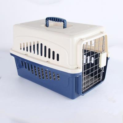 China Hivic New Breathable Wholesale High Quality Plastic Pet Product Dog Cage Carriers For Carrying for sale