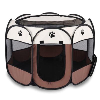 China Windproof Dog Tent Houses Foldable Indoor Puppy Cats Pet Cage Portable Outdoor Establishments Cage For Sale for sale