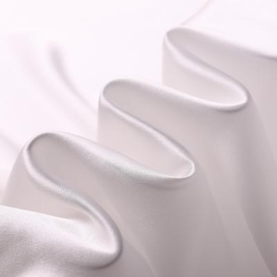 China Sustainable Hot Selling 22mm 138cm Comfortable 100% Silk Satin Fabric For Dress Pajamas for sale