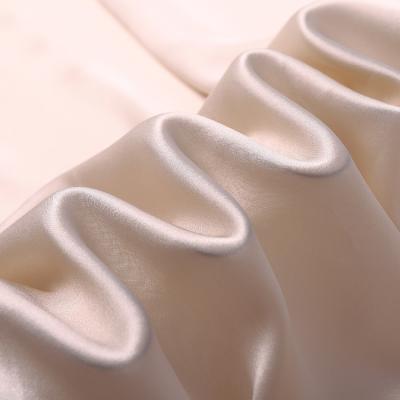 China 100% mulberry silk viable silk crepe satin 6a 16mm 113 door mask headband fabric for sale