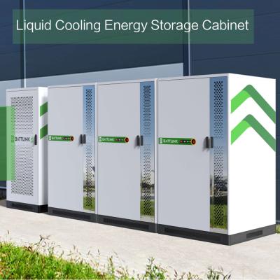 China 372 kWh vloeibare koeling Container-energieopslagsysteem voor oplossingen op basis van zonnebatterijen Te koop