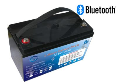 China Tiefe Lithium-Batterie des Zyklus-Lifepo4 Bluetooth 12V 100AH zu verkaufen