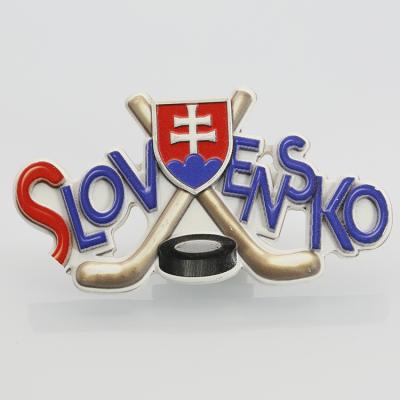 China New Design Eco Friendly Slovakia Slovensko Polyresin 3d Magnet Printing Souvenir Fridge Magnet for sale