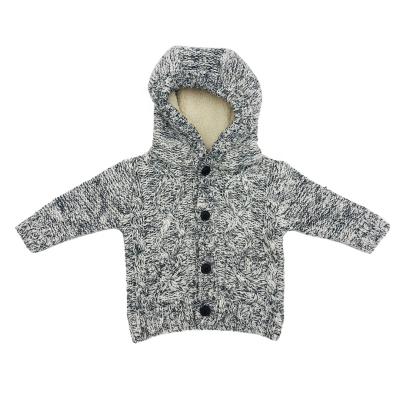 China Pullover ODM Jacquard Sweater Winter Knit Children's Cardigan Baby Boy's Hoodies for sale