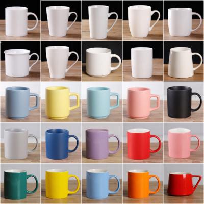 China 2022 Wholesale Custom Coffee Mugs Manufacturer High Quality Viable White Ceramic Cup Porcelain Mug for sale