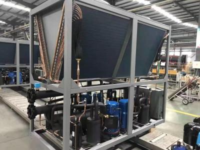 China Bomba de calor de refrigeração do refrigerador do parafuso do portador de água ar modular comercial de 500 toneladas para o sistema de refrigeração de aquecimento à venda