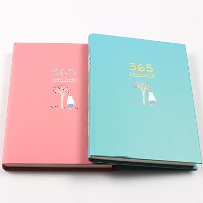 China Custom Logo A5 365 Planner Notebook Diaries 2023 New Arrivals Eco-friendly School Paper Journals Stationery Office Supplies for sale