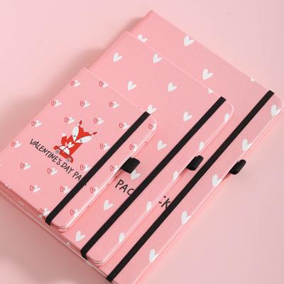 China Rubber Band Hot Paper Stationary Closure Business Hard Cover Sale Diary Notebook Diary Cheap Gift for sale