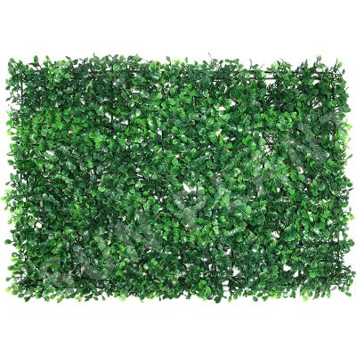 China Artificial Green Grass Plant Fake Wall Occasional Artificial Boxwood Hedge For Garden Decoration AG054 for sale