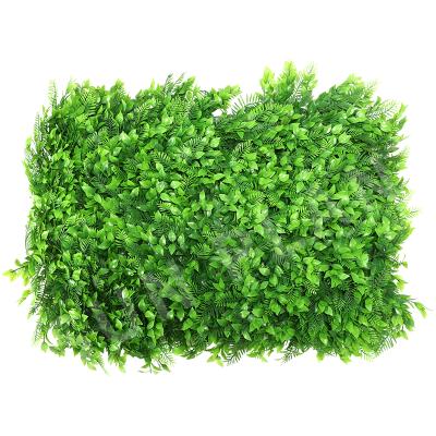 China Artificial Green Grass Plant Fake Wall Occasional Artificial Boxwood Hedge For Garden Decoration AG047 for sale