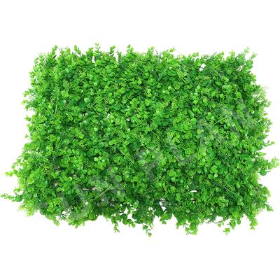 China Artificial Green Grass Plant Fake Wall Occasional Artificial Boxwood Hedge For Garden Decoration AG038 for sale