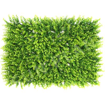 China Artificial Green Grass Plant Fake Wall Occasional Artificial Boxwood Hedge For Garden Decoration AG034 for sale