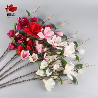 China eco-friendly artificial magnolia flowers for home decoration for sale