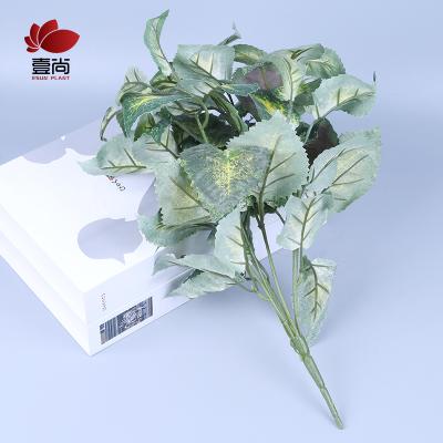 China Eco-friendly Artificial Magnolia Leaf Bouquet For Decoration LE0005 for sale