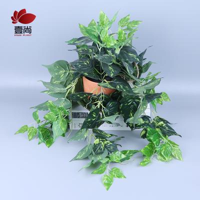 China Factory direct sales of minimalist ES1163-1 hanging plants with plastic pot for home decoration for sale