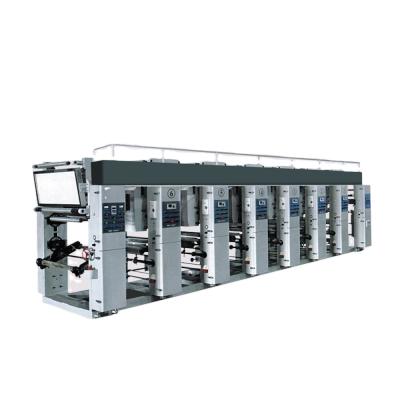 China Hotels 8 Colors High Speed ​​Automated Color Register Rotogravure Press for sale