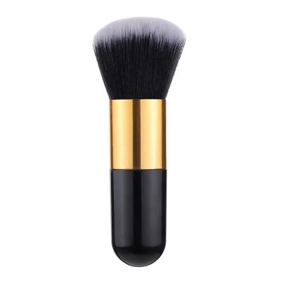 China FLD Private Label Professional Chubby Pier Cosmetic Foundation Flat Cream Makeup Brushes for sale