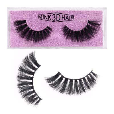 China FLD Wholesale Custom 3D Mink Fur Hair False Eyelashes with Box for sale