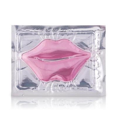 China Private Label Lip Mask Corrector Moisturizer Moisturizer Moisturizer Crystal Collagen Sheet Pink Lip Sleep Mask for sale