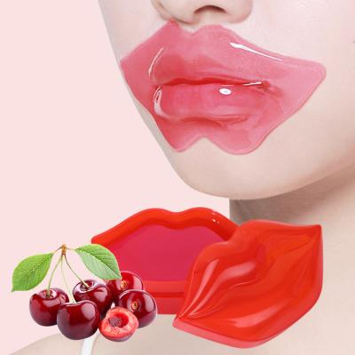 China Factory Sale Wholesale Lipmask Sheet Patches Moisturizer Moisturizer Wrinkle Moisturizer Plumper Lips Care Gel Vegan Collagen Pink Crystal Lip Mask for sale