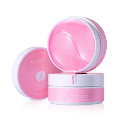 China Custom Korean Dark Circles Private Label Moisturizing Dark Circles Collagen Hydrogel Gel Under Eye Patches Eye Mask for sale