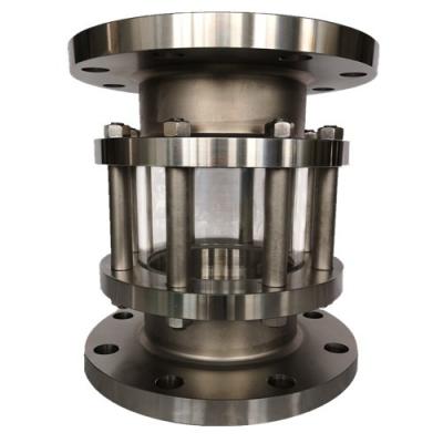 China Stainless Steel Sight Tubular Flanged Glass 1/2