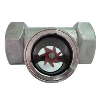 China Visual Flow Indicator Oil Impeller Liquid Sight Glass 1/8