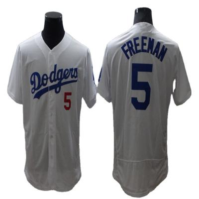 China New Breathable Wholesale Cheap Pique Baseball Tank Tops Los Angeles 5 Freddie Freeman 22 Kershaw for sale