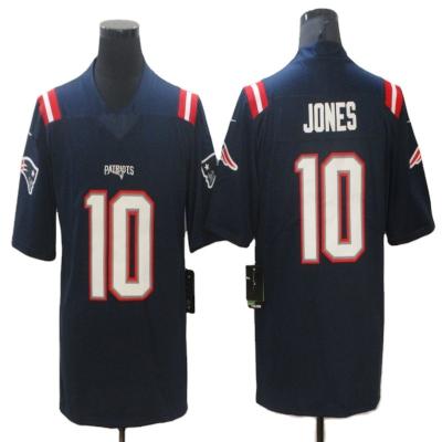 China New New England #10 Mac Jones #11 Edelman American Football Jersey Best Quality Anti-UV Embroidery Stitched Jersey for sale