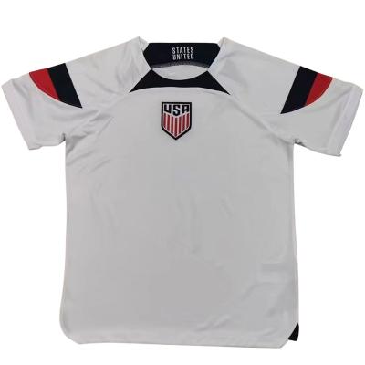 China New America Polyester Sportswear Men's Soccer Wear Set Quick Dry Uniforms America Jersey Soccer Jerseys for sale