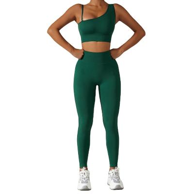 China Customized Sporty Active Women's Seamless Leggings Wear Yoga Sportswear Gym Breathable Fitness Clothing Workout Set Women for sale