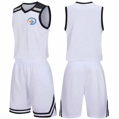 China Latest Design Best Design Basketball Tank Top Uniform White Reversible Breathable Custom Sublimated Basketball Tank Tops for sale