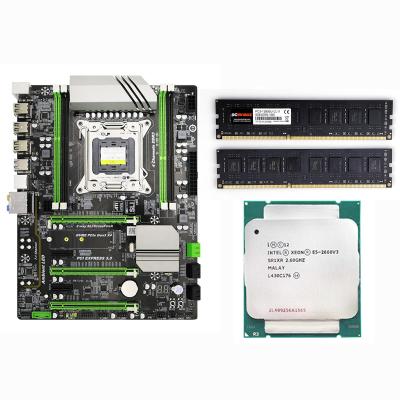 China X79 Express Chipset Gaming Mainboard Kit Xeon X79+DDR3 RAM 4GB 8GB+E5 CPU à venda