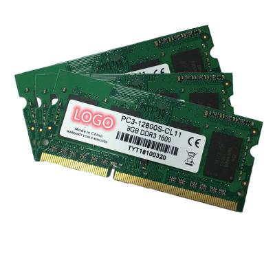 Κίνα Μνήμη RAM φορητού υπολογιστή RoHS FCC DDR3 2gb 4gb 8gb 1600mhz 1333mhz PC3L-12800 προς πώληση