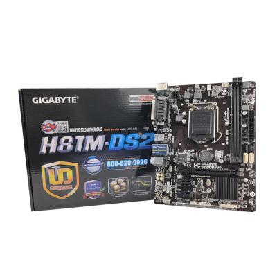 Chine Gigabyte H81M DS2 LGA 1150 Intel PC Carte mère 16 Go SATA SATA III SATA II à vendre