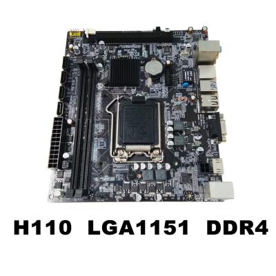 Chine ATX H110 ITX carte mère prise LGA1151 2x1.35V double canal DDR4 32G carte mère de jeu à vendre