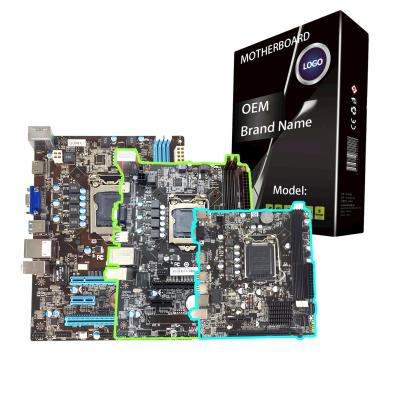 中国 H 61 マイニング マザーボード ソケット LGA 1155 DDR3 I3 I5 I7 800MHz 1066MHz 1333MHz 販売のため