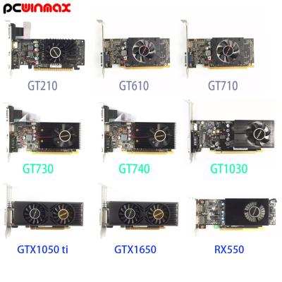 China LP Gt210 Gt610 Gt710 Gt730 Gt740 Gt1030 Gtx1050ti Gtx1650 Rx550 LOW Profile vga card for sale