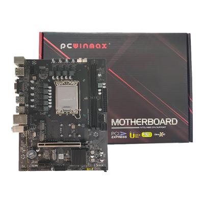 Cina PCWINMAX B760 GDDR5 Socket LGA 1700 Supporto 13th 14th Gen CPU Dual M.2 Micro ATX PCIe 5.0 Motherboard Desktop in vendita